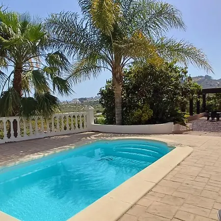 Encantador Cortijo Con Piscina Privada Y Vista Al Mar Villa *